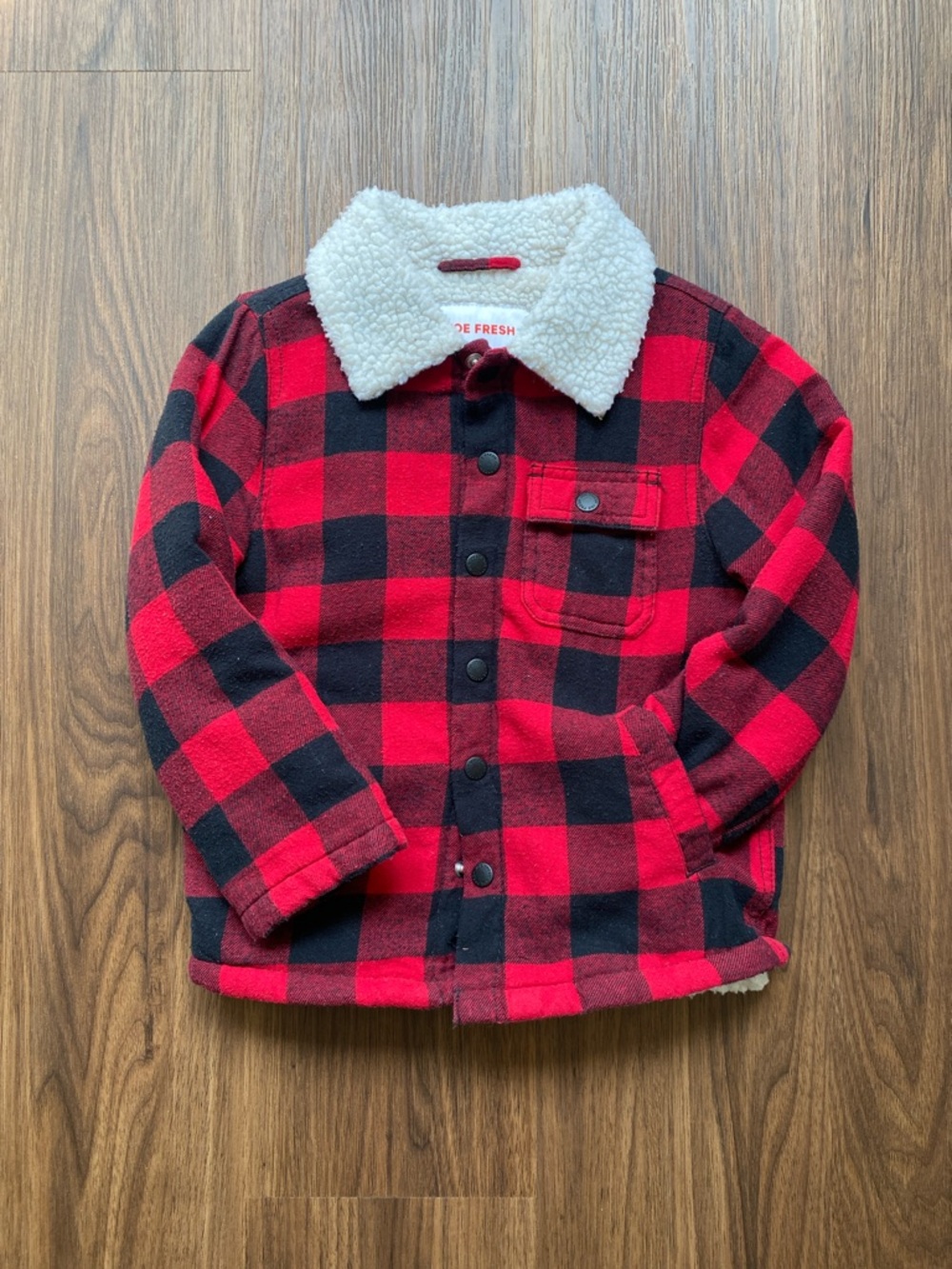 Joe Fresh | Buffalo Plaid Sherpa Jacket